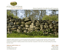 Tablet Screenshot of fieldstonecap.com